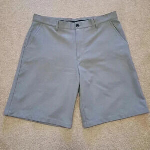 Mens Izod Shorts Grey Size 34 Golf  Lightweight Active